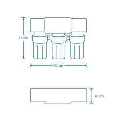 Aquasana AQ-5300 - Sistem de Filtrare Apă cu montare sub Chiuvetă